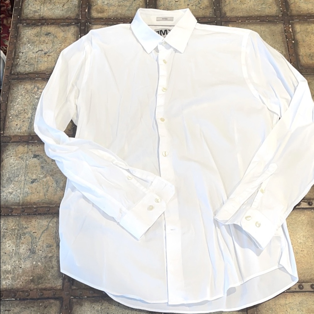 White button down